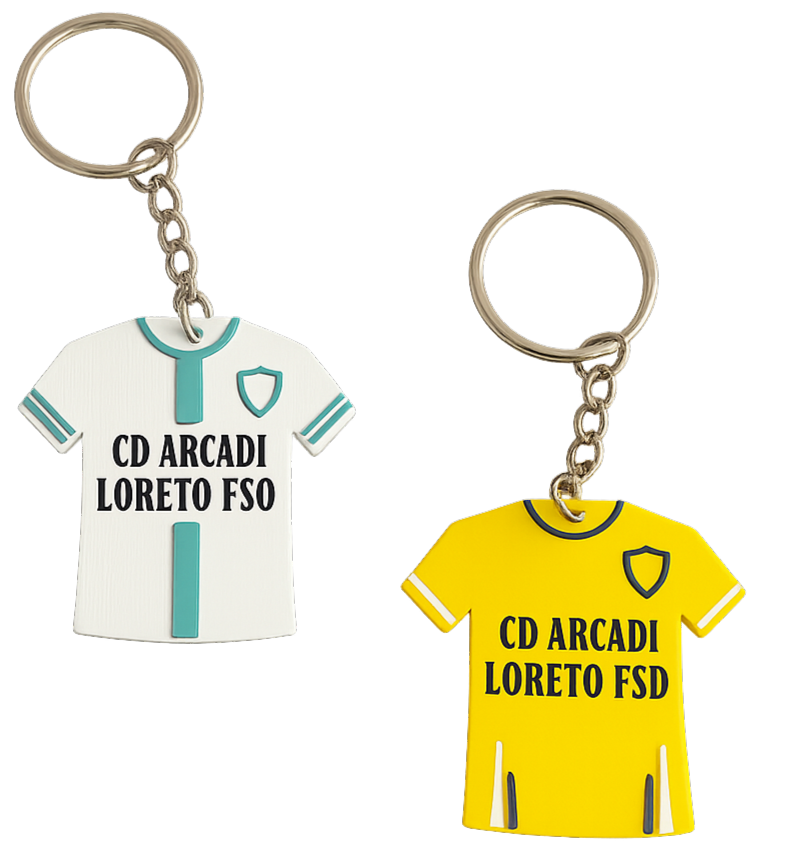 Llaveros de clubes personalizados